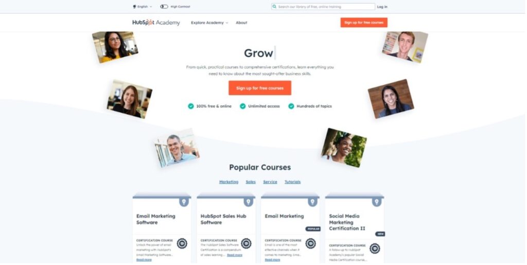 hubspot academy